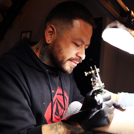 amsterdam tattoo artist Mario Bohorquez